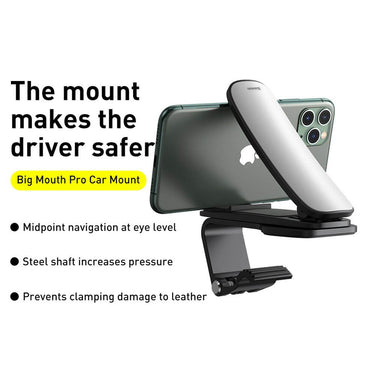 Big Mouth Pro Bracket Vehicle Mount Clip for the Dashboard